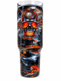 40 oz Traveler Spooky Skull