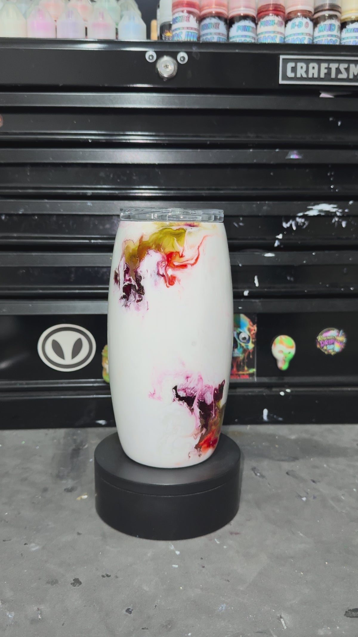 25 oz Stemless Wine Glass Marble
